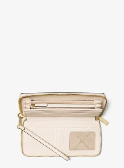 Carteira de mão em pele granulada Continental | Michael Kors [PT]
