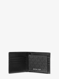 Carteira dobrável com aba adicional e logótipo Harrison | Michael Kors [PT]