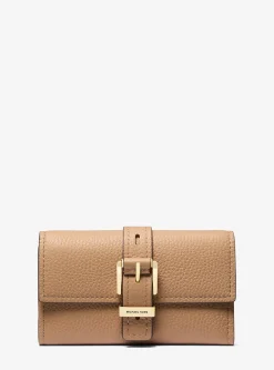 Carteira dobrável em pele granulada Nolita média | Michael Kors [PT]