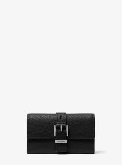 Carteira dobrável em pele granulada Nolita média | Michael Kors [PT]