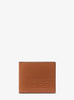 Carteira dobrável em pele granulada com porta-moedas Hudson | Michael Kors [PT]