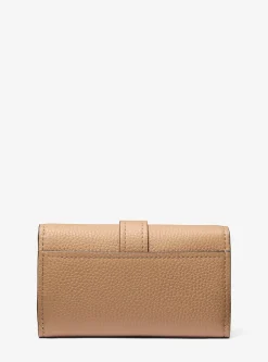 Carteira dobrável em pele granulada Nolita média | Michael Kors [PT]