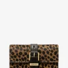Carteira dobrável em pelo de bezerro com estampado de leopardo Nolita média | Michael Kors [PT]