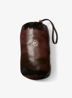 Casaco acolchoado em nylon com rebordo em pelo sintético dobrável | Michael Kors [PT]