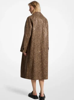 Casaco Balmacaan com estampado de leopardo | Michael Kors [PT]