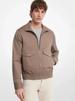 Casaco bomber em algodão elástico Harrington | Michael Kors [PT]