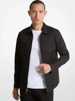Casaco camiseiro em algodão elástico | Michael Kors [PT]