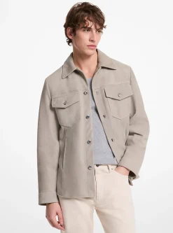 Casaco camiseiro em camurça | Michael Kors [PT]