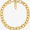 Colar com elos de corrente em latão banhado a metal precioso grande | Michael Kors [PT]