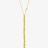 Colar com elos em prata de lei banhado a metal precioso Astor pequeno | Michael Kors [PT]