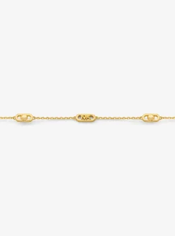 Colar com elos em prata de lei banhado a metal precioso Astor pequeno | Michael Kors [PT]