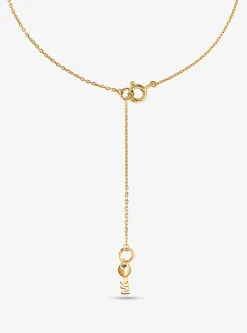 Colar com pingente de logótipo com incrustações de metal precioso | Michael Kors [PT]