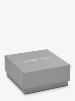 Colar com pingente e logótipo com incrustações em prata de lei banhada a metal precioso Fulton | Michael Kors [PT]