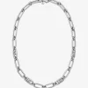 Colar de corrente de elos em latão banhado a metal precioso | Michael Kors [PT]