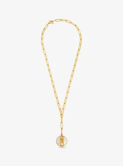 Colar de corrente de elos em latão banhado a metal precioso Empire | Michael Kors [PT]