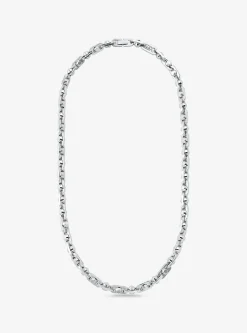Colar de elos em latão banhado a metal precioso Astor médio | Michael Kors [PT]
