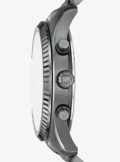 Conjunto de relógio e pulseira Lexington em bronze de tamanho grande | Michael Kors [PT]