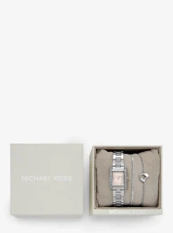 Conjunto-presente de relógio e pulseira Emery mini | Michael Kors [PT]
