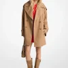 Gabardina em sarja de algodão com corte grande | Michael Kors [PT]
