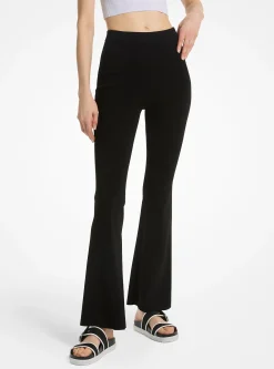 Legging à boca de sino em malha elástica | Michael Kors [PT]