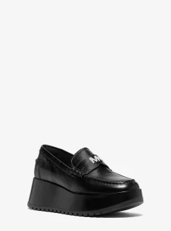 Loafer com plataforma em pele Indy | Michael Kors [PT]