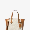 Mala a tiracolo convertível em pele com o logótipo exclusivo Taryn pequena | Michael Kors [PT]