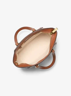Mala a tiracolo convertível em pele com o logótipo exclusivo Taryn pequena | Michael Kors [PT]