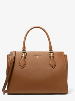 Mala de couro saffiano Marilyn grande | Michael Kors [PT]