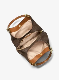 Mala de ombro com logótipo Lillie grande | Michael Kors [PT]