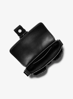 Mala de ombro com logótipo MK2000 em jacquard Colby média | Michael Kors [PT]