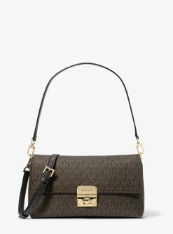 Mala de ombro convertível com logótipo exclusivo Addie média | Michael Kors [PT]