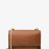 Mala de ombro convertível em pele granulada Claire pequena | Michael Kors [PT]