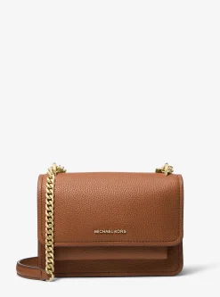Mala de ombro convertível em pele granulada Claire pequena | Michael Kors [PT]