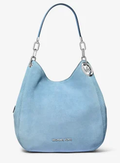 Mala de ombro em camurça Lillie grande | Michael Kors [PT]