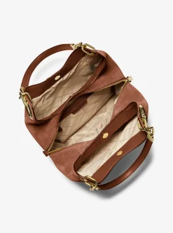 Mala de ombro em camurça Lillie grande | Michael Kors [PT]