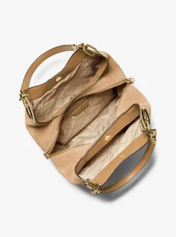 Mala de ombro em camurça Lillie grande | Michael Kors [PT]