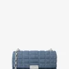 Mala de ombro em ganga acolchoada Tribeca pequena | Michael Kors [PT]