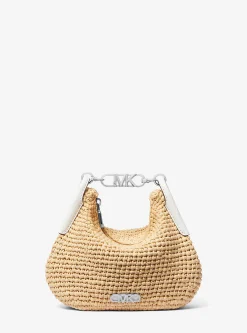 Mala de ombro em palha Kendall pequena | Michael Kors [PT]