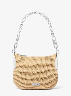 Mala de ombro em palha Kendall pequena | Michael Kors [PT]