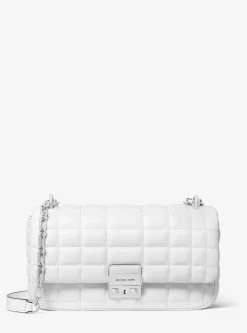 Mala de ombro em pele acolchoada Tribeca grande | Michael Kors [PT]