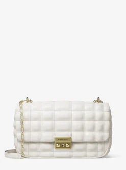Mala de ombro em pele acolchoada Tribeca grande | Michael Kors [PT]