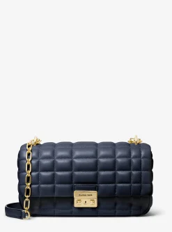 Mala de ombro em pele acolchoada Tribeca grande | Michael Kors [PT]