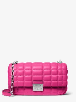 Mala de ombro em pele acolchoada Tribeca grande | Michael Kors [PT]