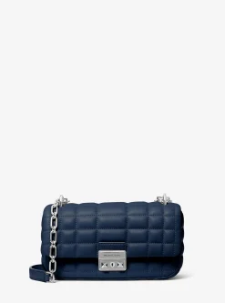 Mala de ombro em pele acolchoada Tribeca pequena | Michael Kors [PT]