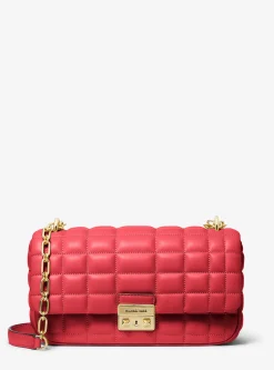 Mala de ombro em pele acolchoada Tribeca grande | Michael Kors [PT]