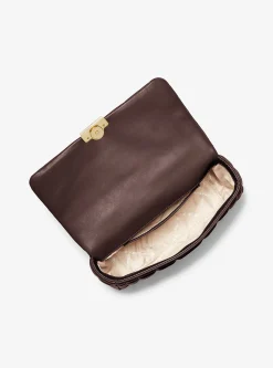 Mala de ombro em pele acolchoada Tribeca grande | Michael Kors [PT]