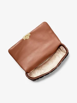 Mala de ombro em pele acolchoada Tribeca grande | Michael Kors [PT]