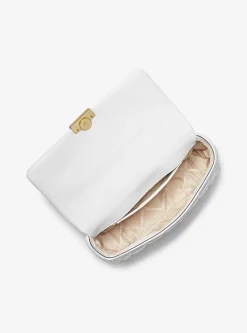 Mala de ombro em pele acolchoada Tribeca grande | Michael Kors [PT]