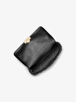 Mala de ombro em pele acolchoada Tribeca pequena | Michael Kors [PT]