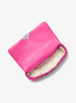 Mala de ombro em pele acolchoada Tribeca grande | Michael Kors [PT]